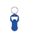 CLAVE Porte-clés décapsuleur Couleurs : bleu goodies personnalisé en stock