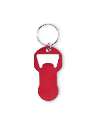 CLAVE Porte-clés décapsuleur Couleurs : rouge cadeau client original