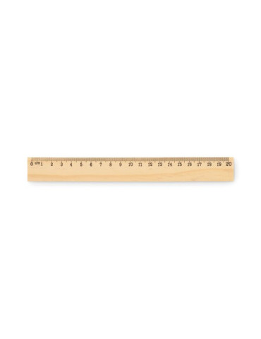 RULER20 Règle en bois 20cm Couleurs : bois
