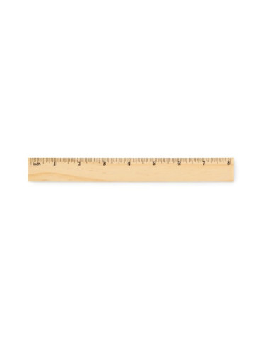 RULER20 Règle en bois 20cm Couleurs : bois 2