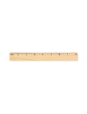 RULER20 Règle en bois 20cm Couleurs : bois personnalisable avec votre logo