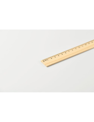 RULER20 Règle en bois 20cm Couleurs : bois cadeau entreprise pas cher