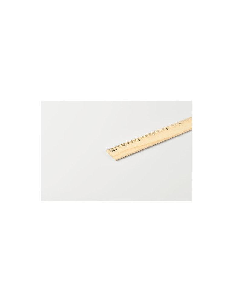 RULER20 Règle en bois 20cm Couleurs : bois goodies publicitaire événementiel