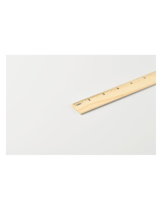 RULER20 Règle en bois 20cm Couleurs : bois goodies publicitaire événementiel