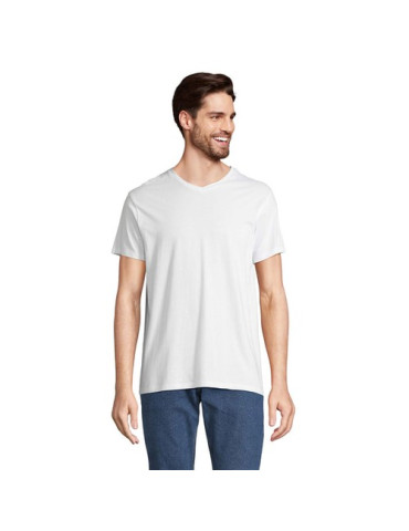 REGENT V TEE-SHIRT COL Taille textile : S Couleurs : blanc cadeau collaborateur premium