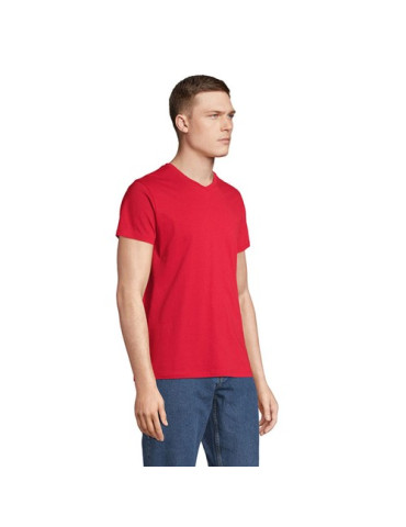 REGENT V TEE-SHIRT COL Taille textile : 3XL Couleurs : rouge marquage laser ultra précis
