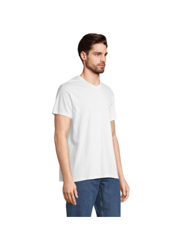 REGENT V TEE-SHIRT COL Taille textile : 3XL Couleurs : blanc goodies publicitaire durable