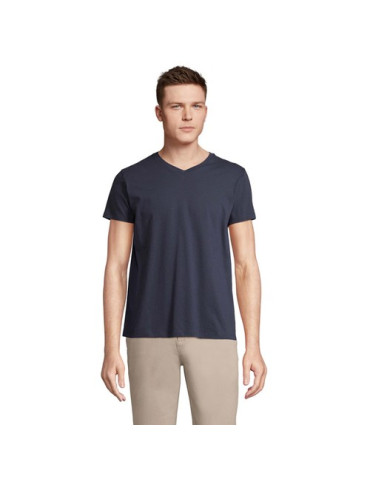 REGENT V TEE-SHIRT COL Taille textile : L Couleurs : french navy personnalisation sur mesure