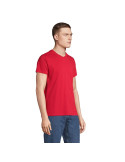 REGENT V TEE-SHIRT COL Taille textile : L Couleurs : rouge marquage couleur éclatante