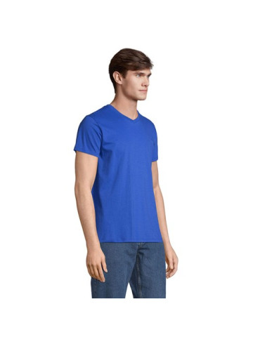 REGENT V TEE-SHIRT COL Taille textile : S Couleurs : bleu royal objet promotionnel éco-responsable
