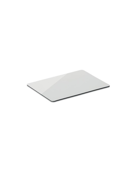 MAGREC 75 Magnet rectangulaire en PVC Couleurs : blanc cadeau entreprise pas cher