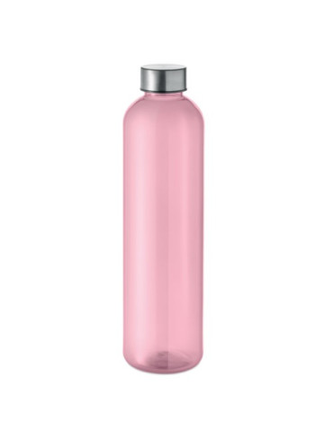 UTAH REMAX Bouteille RPET 1L Couleurs : rose transparent cadeau collaborateur premium