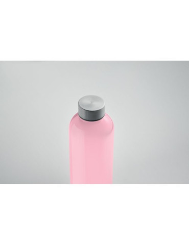 UTAH REMAX Bouteille RPET 1L Couleurs : rose transparent personnalisable avec votre logo