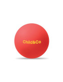 FUNBALL Balle rebondissante caoutchouc Couleurs : rouge accessoire événementiel unique