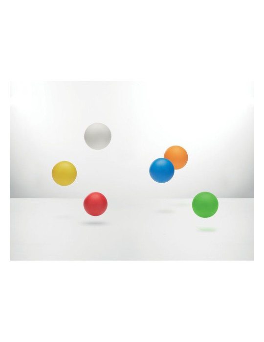 FUNBALL Balle rebondissante caoutchouc Couleurs : rouge impression logo haute qualité