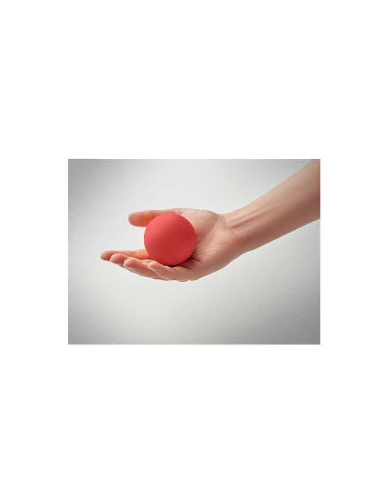 FUNBALL Balle rebondissante caoutchouc Couleurs : rouge cadeau client original
