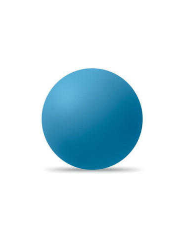 FUNBALL Balle rebondissante caoutchouc Couleurs : bleu cadeau entreprise pas cher