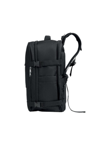 FLYHIGH Sac à dos taille cabine Couleurs : noir cadeau collaborateur premium