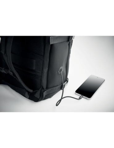 FLYHIGH Sac à dos taille cabine Couleurs : noir goodies entreprise design