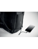 FLYHIGH Sac à dos taille cabine Couleurs : noir goodies entreprise design