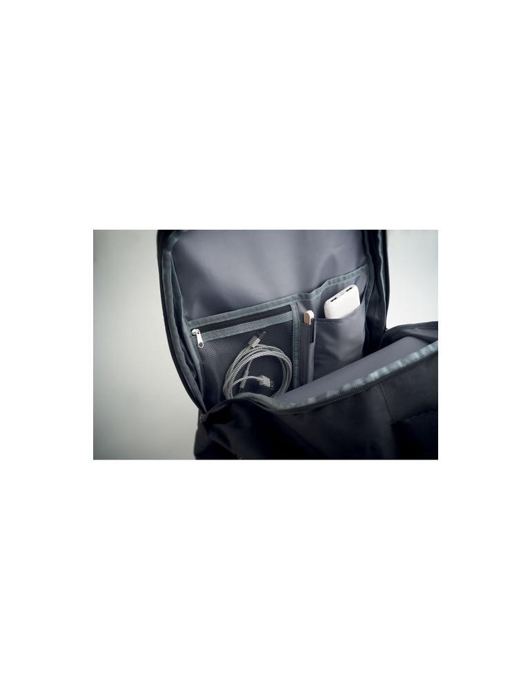 FLYHIGH Sac à dos taille cabine Couleurs : noir impression logo haute qualité