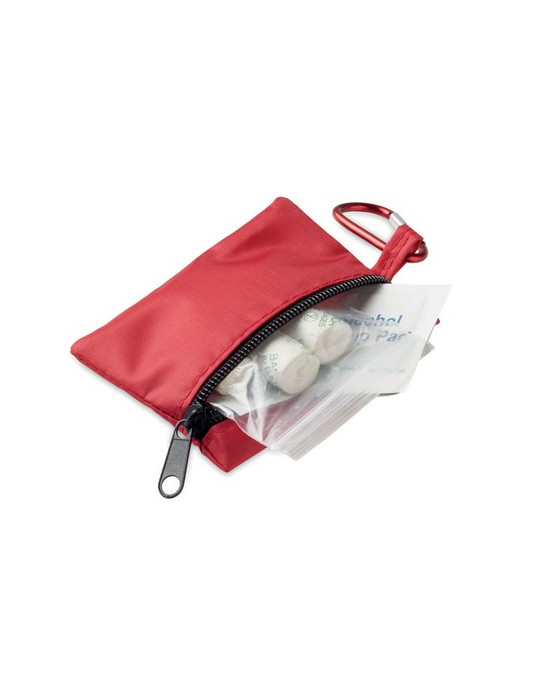 CAREONE Trousse de premiers secours Couleurs : rouge