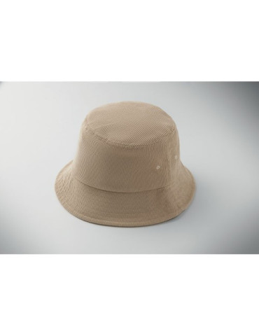SCOOP Bob en velours côtelé Couleurs : beige impression logo haute qualité