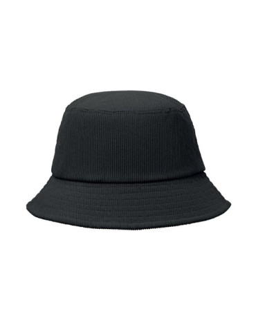 SCOOP Bob en velours côtelé Couleurs : noir personnalisable avec votre logo