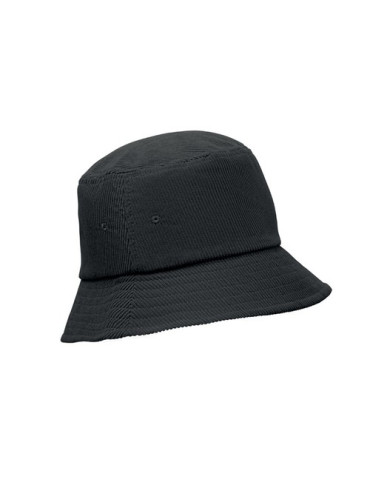 SCOOP Bob en velours côtelé Couleurs : noir marquage laser ultra précis