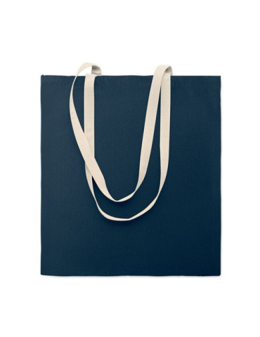 ZEVRA COLOUR Sac shopping en coton Couleurs : bleu marine