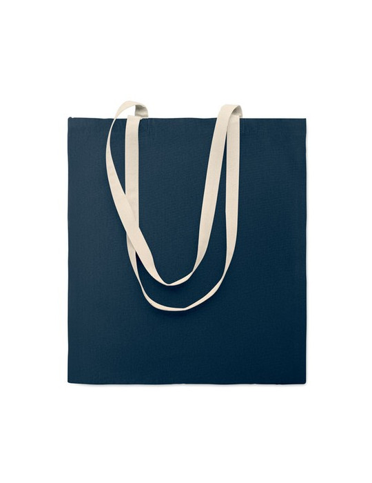 ZEVRA COLOUR Sac shopping en coton Couleurs : bleu marine