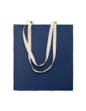 ZEVRA COLOUR Sac shopping en coton Couleurs : bleu cadeau collaborateur premium