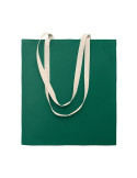 ZEVRA COLOUR Sac shopping en coton Couleurs : vert foncé personnalisation rapide en France