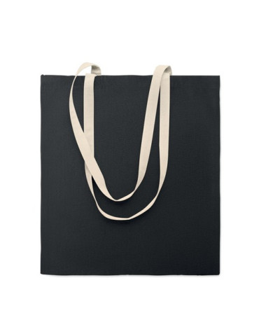 ZEVRA COLOUR Sac shopping en coton Couleurs : noir marquage laser ultra précis
