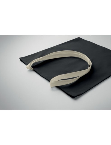 ZEVRA COLOUR Sac shopping en coton Couleurs : noir marquage laser ultra précis