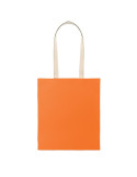 ZEVRA COLOUR Sac shopping en coton Couleurs : orange accessoire événementiel unique