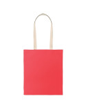 ZEVRA COLOUR Sac shopping en coton Couleurs : rouge impression logo haute qualité