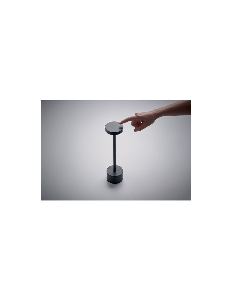 BISTRO Lampe à poser en aluminium Couleurs : noir personnalisable avec votre logo