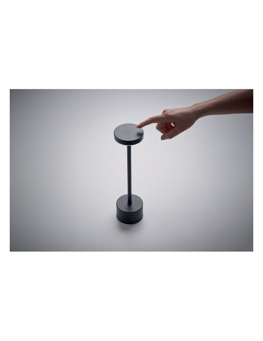 BISTRO Lampe à poser en aluminium Couleurs : noir personnalisable avec votre logo