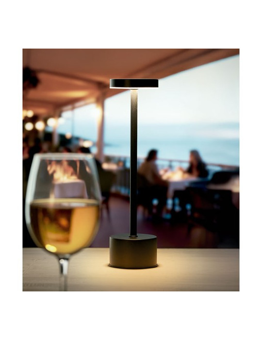 BISTRO Lampe à poser en aluminium Couleurs : noir goodies publicitaire événementiel