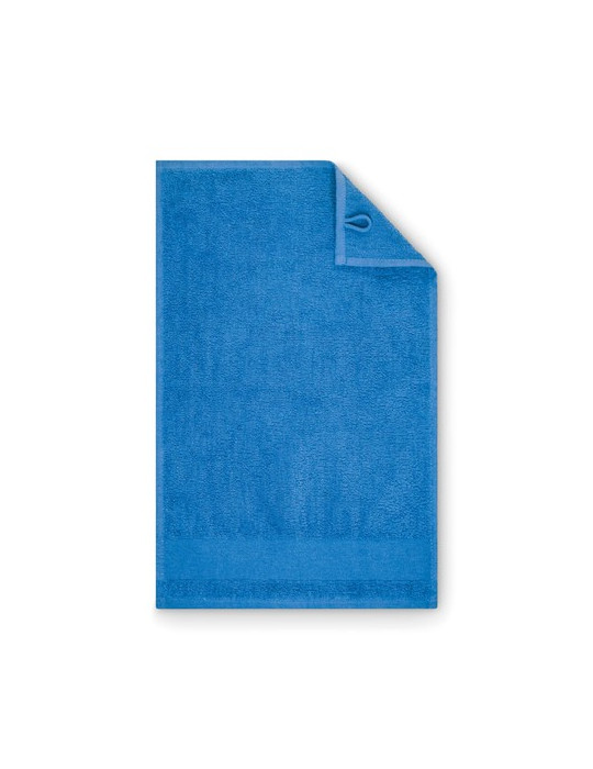 ISLAND 30 Serviette invités en coton Couleurs : bleu royal personnalisation rapide en France