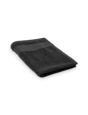 ISLAND 30 Serviette invités en coton Couleurs : noir personnalisable avec votre logo