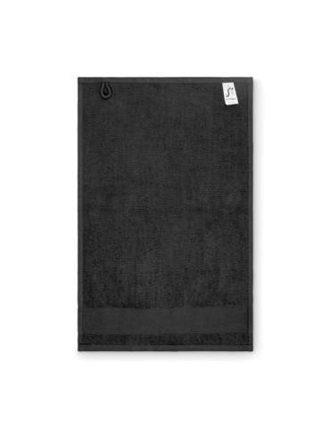 ISLAND 30 Serviette invités en coton Couleurs : noir marquage couleur éclatante