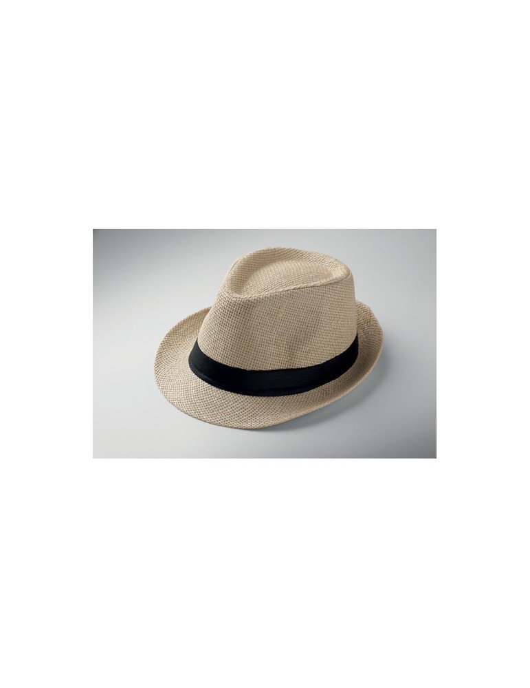 BOOWIE Chapeau de paille Couleurs : beige goodies personnalisé en stock