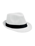 BOOWIE Chapeau de paille Couleurs : blanc impression haute définition