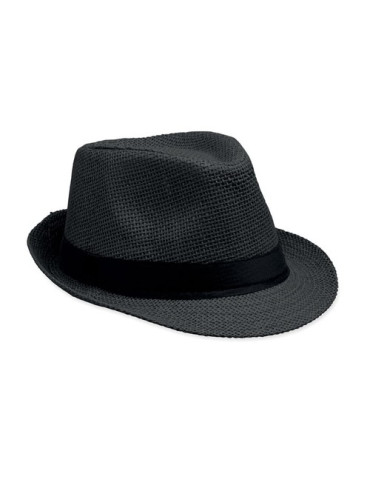 BOOWIE Chapeau de paille Couleurs : noir goodies publicitaire événementiel