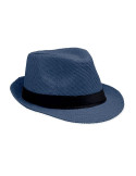 BOOWIE Chapeau de paille Couleurs : bleu personnalisable avec votre logo