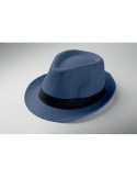 BOOWIE Chapeau de paille Couleurs : bleu accessoire événementiel unique