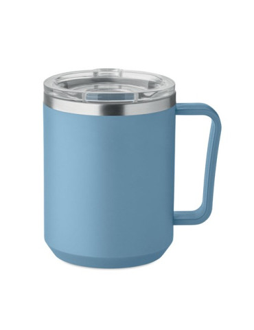 COCOA Mug double paroi 400ml Couleurs : bleu pétrole