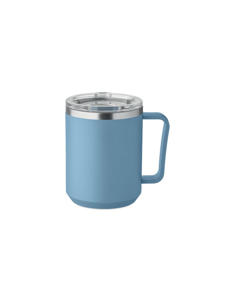 COCOA Mug double paroi 400ml Couleurs : bleu pétrole